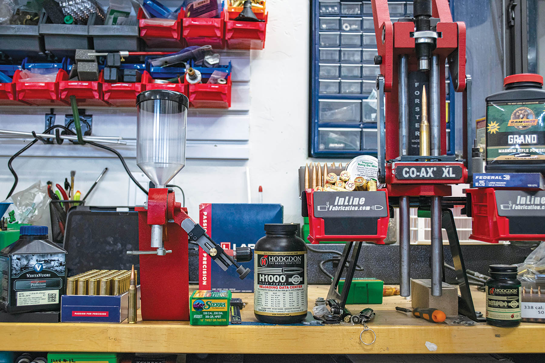 Top-notch components from bullets to powders were selected for this  project from Peregrine, Sierra, Berger and Cutting Edge bullets to Vihtavuori, Hodgdon and Ramshot powders. All of these components displayed  impressive performance.